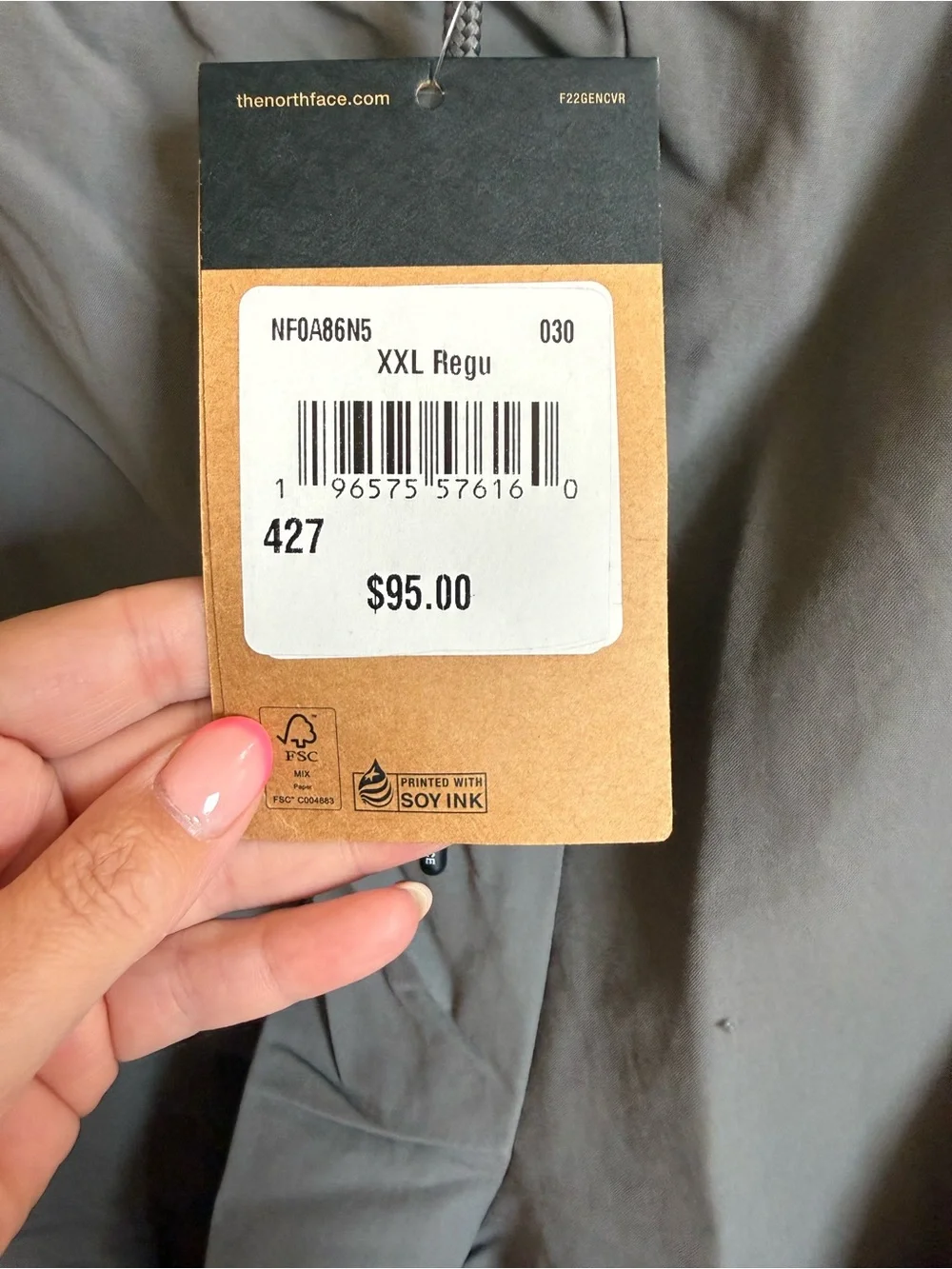The North Face Men’s Gray Cargo Jogger Pants